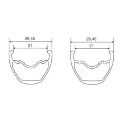 Mavic Crossride FTS-X 27.5 Laufradsatz - 27.5" | Aluminium | Clincher | 6-Loch | QR100/15x100mm / QR135 - HG - Schwarz -Mavic 143263 03 d 248908