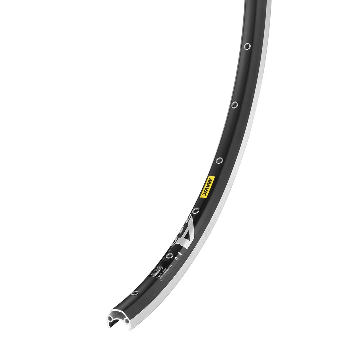 Shimano | Mavic - Deore Trekking HB-T610 | A319 - 28 Zoll Vorderrad - Felgenbremse - QR - Schwarz/silber 3 Shimano | Mavic - Deore Trekking HB-T610 | A319 - 28 Zoll Vorderrad - Felgenbremse - QR - Schwarz/silber – Bild 3