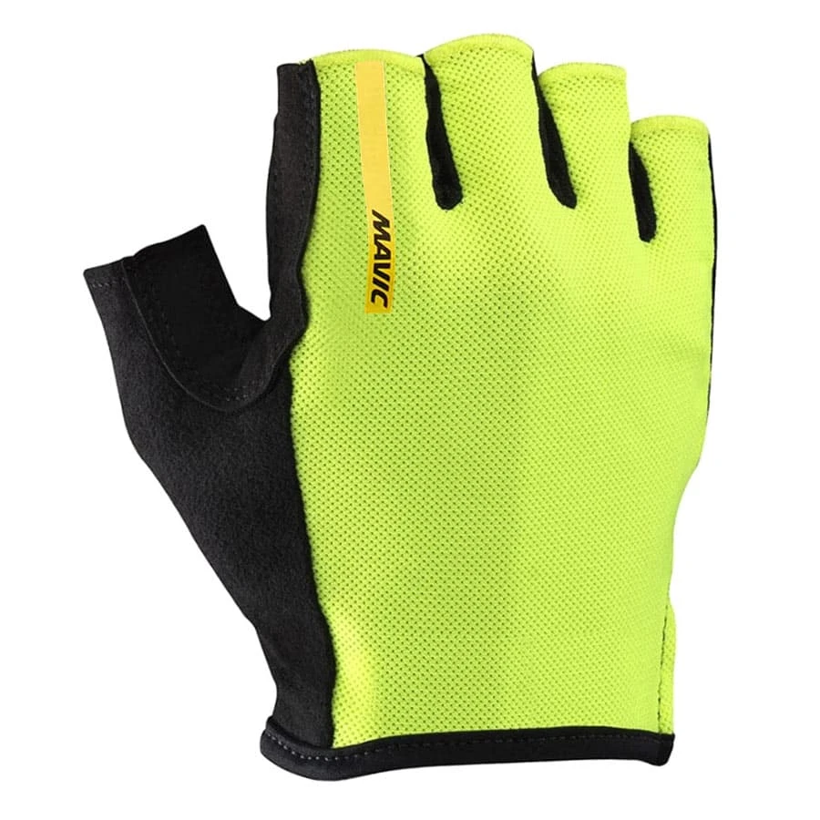 Handschuhe Mavic Essential Kurz Neongelb 1 Handschuhe Mavic Essential Kurz Neongelb
