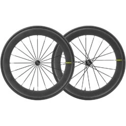 Mavic Ellipse Pro Carbon UST WTS Bahn-Laufradsatz Mit Yksion Pro UST Faltreifen - Schwarz