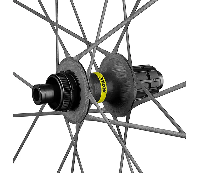 Mavic Cosmic Ultimate T Disc Carbon Laufradsatz - Tubular - Centerlock - VR: 12x100/QR | HR: 12x142mm/QR - Schwarz 5 Mavic Cosmic Ultimate T Disc Carbon Laufradsatz - Tubular - Centerlock - VR: 12x100/QR | HR: 12x142mm/QR - Schwarz – Bild 5