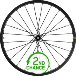 Mavic Ksyrium SL Disc UST Vorderrad | Centerlock | 12x100mm/QR - Schwarz - B-Ware