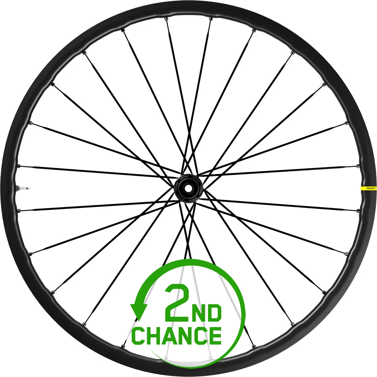 Mavic Ksyrium SL Disc UST Vorderrad | Centerlock | 12x100mm/QR - Schwarz - B-Ware 1 Mavic Ksyrium SL Disc UST Vorderrad | Centerlock | 12x100mm/QR - Schwarz - B-Ware