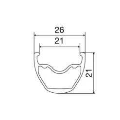 Mavic Crossride FTS-X 26 Laufradsatz - 26" | Aluminium | Clincher | 6-Loch | 15x100mm/QR 135 - HG - Black -Mavic mavic crossride fts x 26 d 1247969