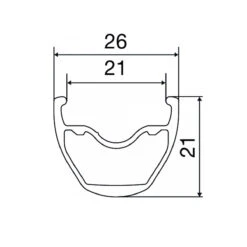 Mavic Crossride FTS-X 27.5 Hinterrad - 27.5" | Aluminium | Clincher | 6-Loch | QR 135 - Schwarz -Mavic mavic crossride fts x 275 hinterrad 275 r76301 2 1579998