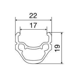 Mavic Crossride UB Laufradsatz - 26" | Aluminium | Clincher | QR 100/135 - HG - Black 11 Mavic Crossride UB Laufradsatz - 26" | Aluminium | Clincher | QR 100/135 - HG - Black -Mavic mavic crossride profil 1304295