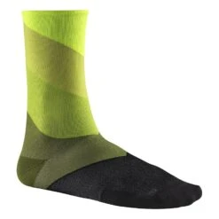 Socken Mavic Graphic Stripes Gelb/grün