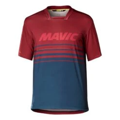 Trikot Mavic Deemax Pro Langarm Rot/blau