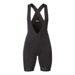 Thermische Damen-Trägerhose Mavic Sequence Merino Schwarz