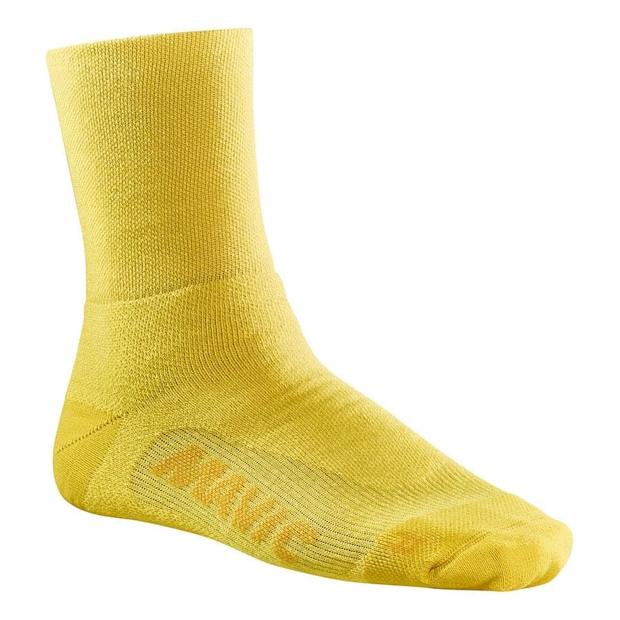 Mavic Essential Thermo Socken Gelb 1 Mavic Essential Thermo Socken Gelb