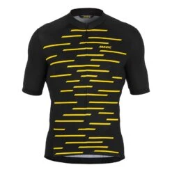 Mavic Cosmic Kurzarmtrikot Schwarz/neongelb