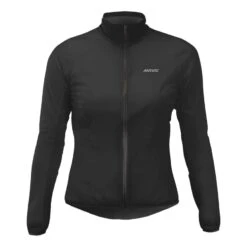 Mavic Sirocco Damen Windjacke Leicht Tiefschwarz - Slim Fit