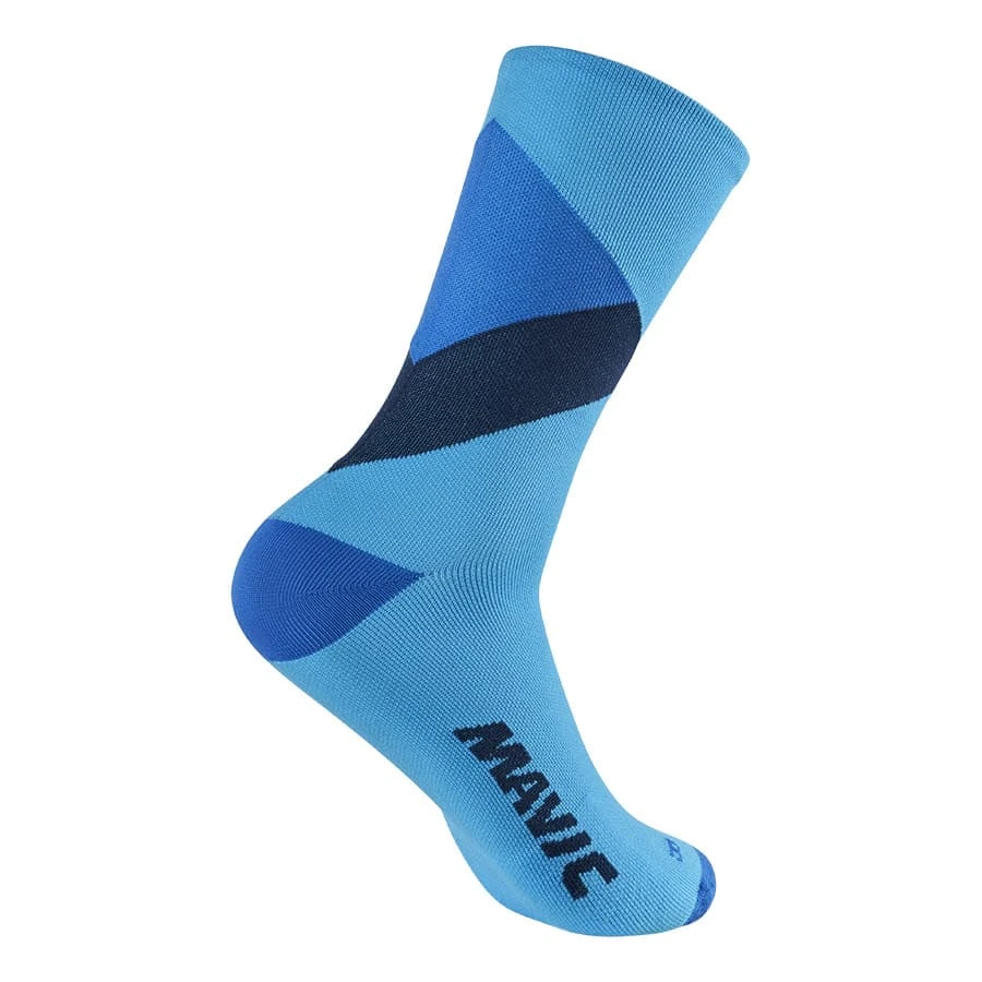Mavic Graphic High Socken Blau 1 Mavic Graphic High Socken Blau