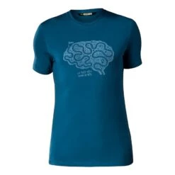 Mavic Cyclist Brain T-Shirt Blau