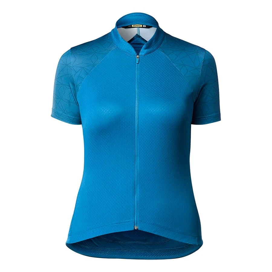 Mavic Sequence Graphic Damen Kurzarmtrikot Blau 1 Mavic Sequence Graphic Damen Kurzarmtrikot Blau