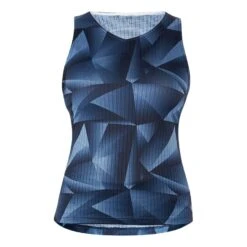 Mavic Hot Ride+ Graphic Damen Tanktop Blau