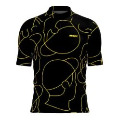 Mavic Ksyrium Masi Kurzarmtrikot Schwarz/gelb