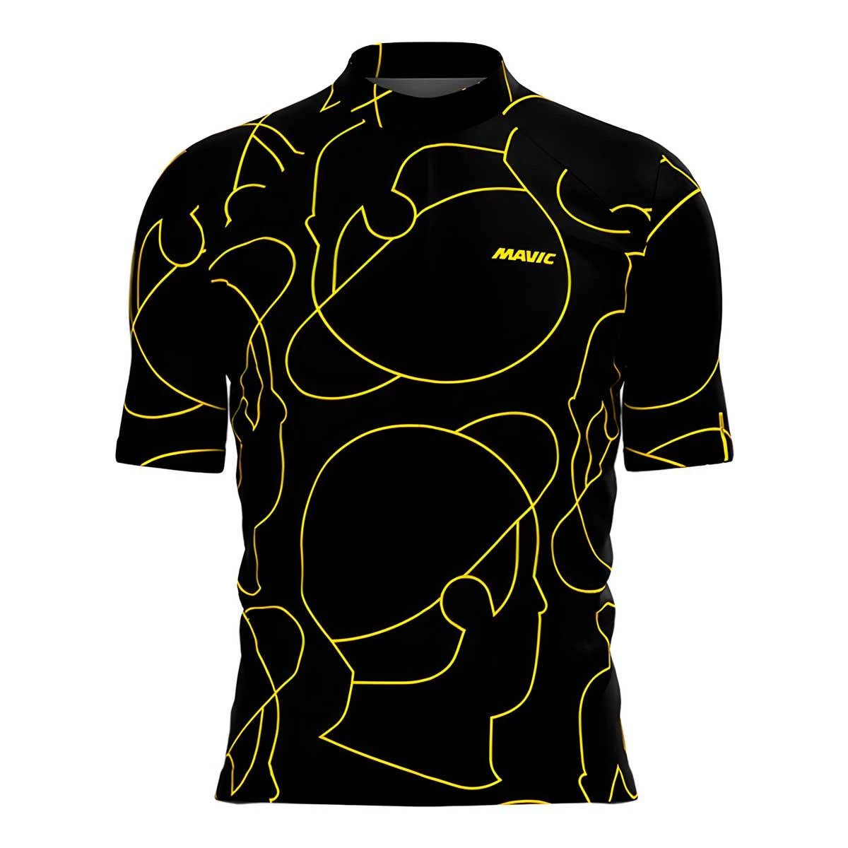 Mavic Ksyrium Masi Kurzarmtrikot Schwarz/gelb 1 Mavic Ksyrium Masi Kurzarmtrikot Schwarz/gelb