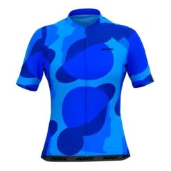 Mavic Sequence Masi Damen Kurzarmtrikot Blau