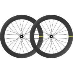 Mavic Cosmic SL 65 Disc Carbon UST Laufradsatz - Centerlock - VR: 12x100mm/QR | HR: 12x142mm/QR - Shimano HG