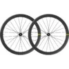 Mavic Cosmic SL 45 Disc Carbon UST Laufradsatz - Centerlock - VR: 12x100mm/QR | HR: 12x142mm/QR - Shimano HG